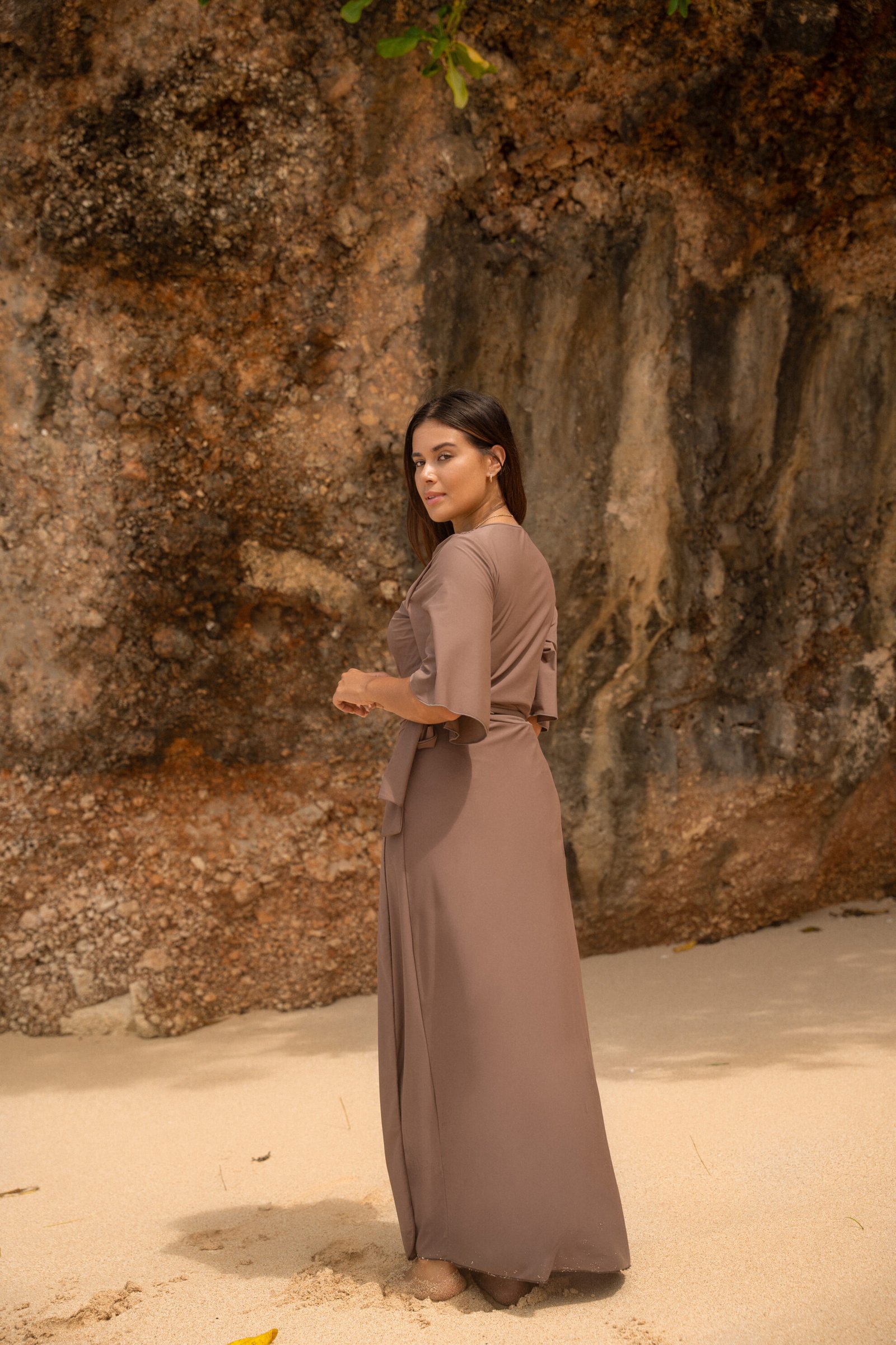 Twist top taupe LET OP! DEZE TOP IS PRE-ORDER! - Image 3